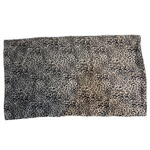 Blissy Mob Wife Quiet Luxury Leopard Animal Print Silk King Size Pillow Case